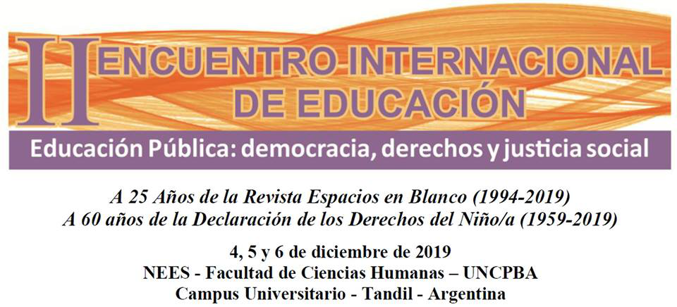 II Encuentro Internacional de Educación. Educación Pública: democracia, derechos y justicia social